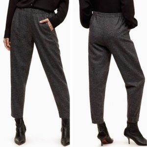 Aritzia Babaton Dexter Wool Pants Heather Dark Charcoal NTW (New with Tags)